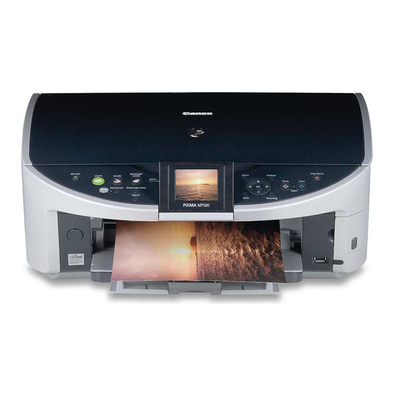 Canon PIXMA MP500 printer — compatible cartridges available
